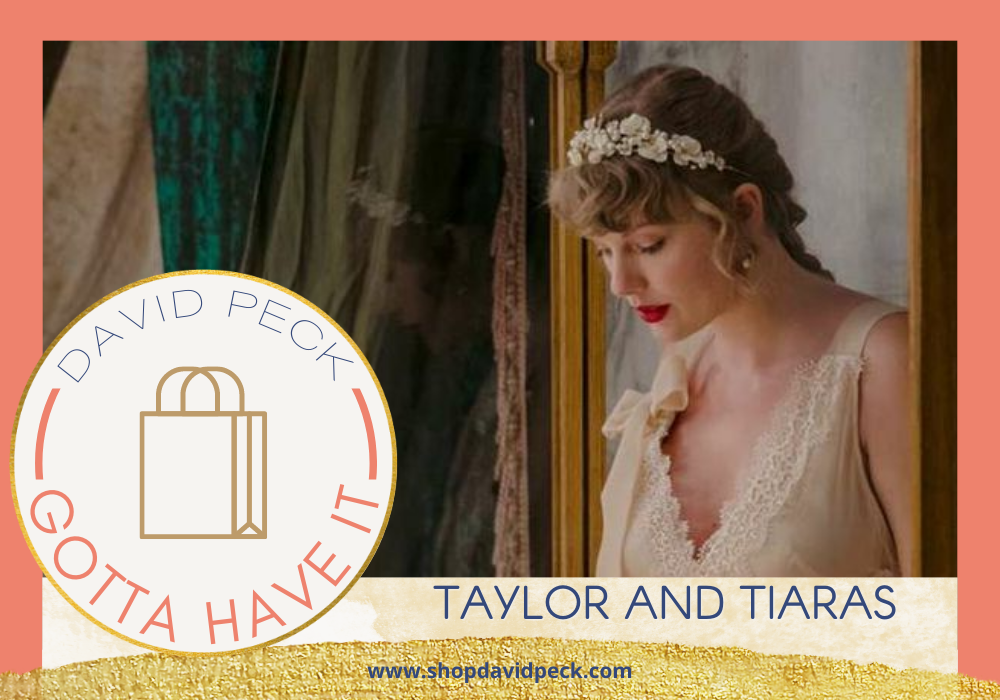 Gotta Have It. Taylor Swift wearing a vneck cream dress and the tiara from the Willow Music video.