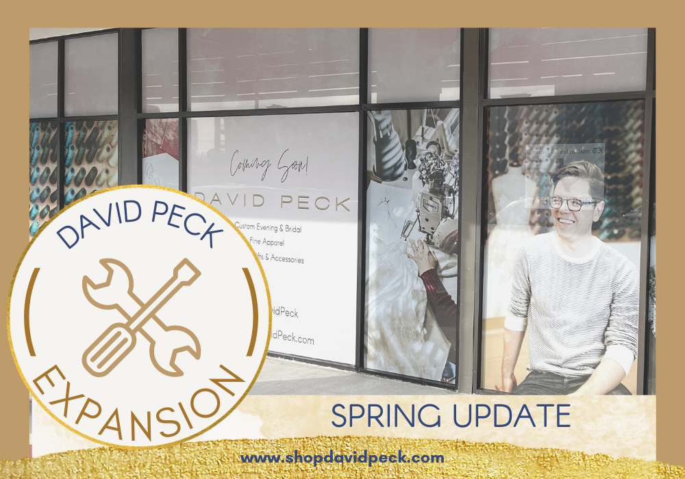 David Peck is moving to a brand new boutique on Fountain View in the Tanglewood Memorial area.