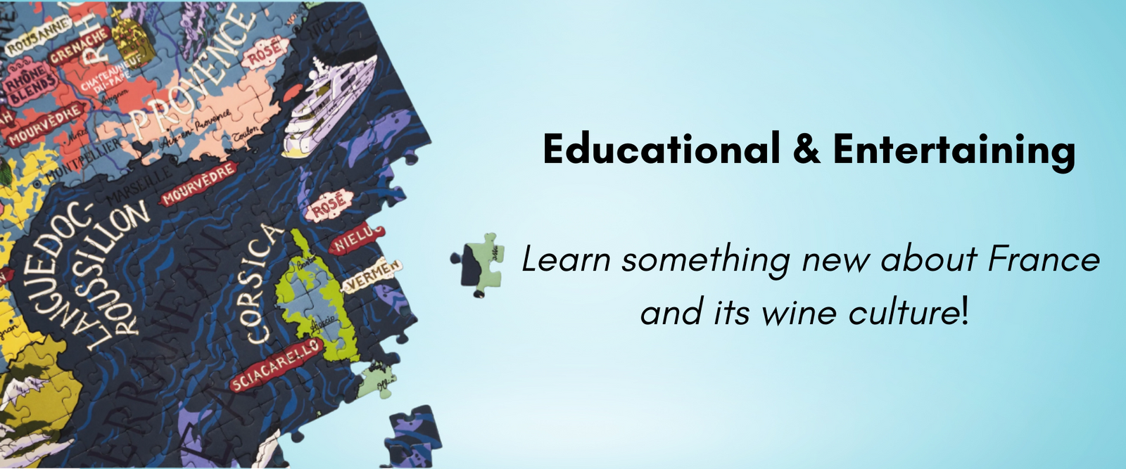Fun for everyone! Be entertained and learn while putting together this puzzle! You'll have a great time!