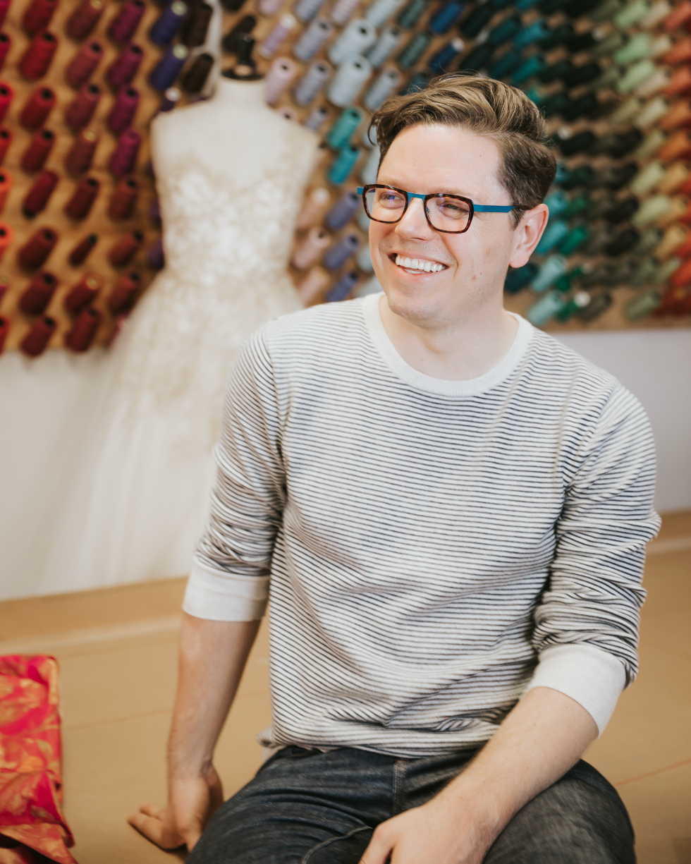 Portrait headshot of houston based designer David Peck