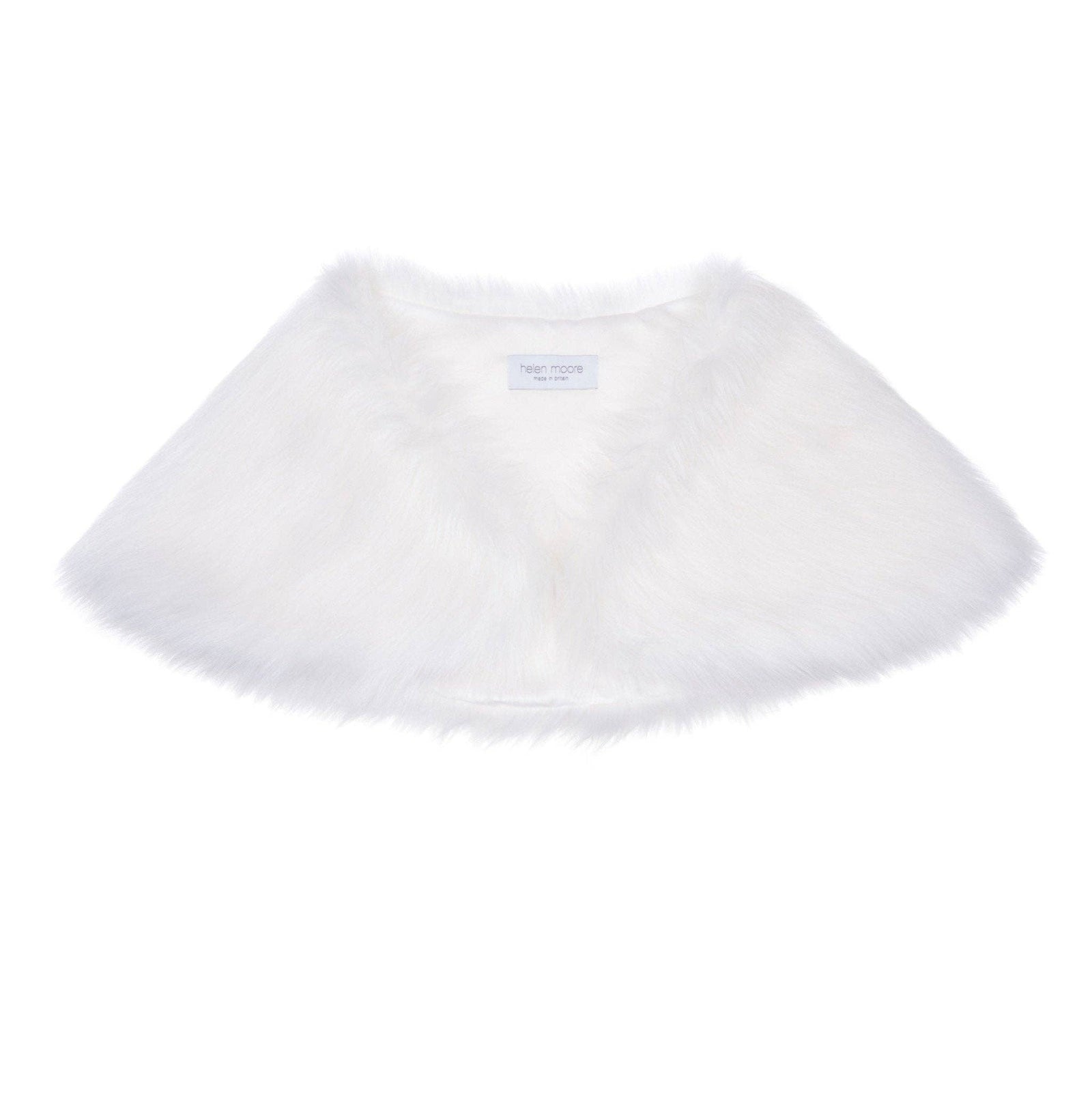 Faux Fur Shoulder Wrap | Whisper | Helen Moore