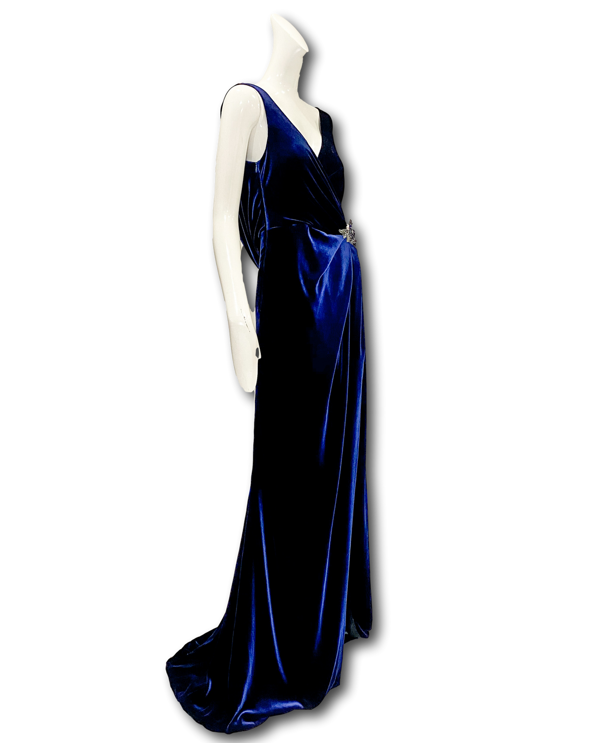 Sydney Gown | Sapphire Velvet