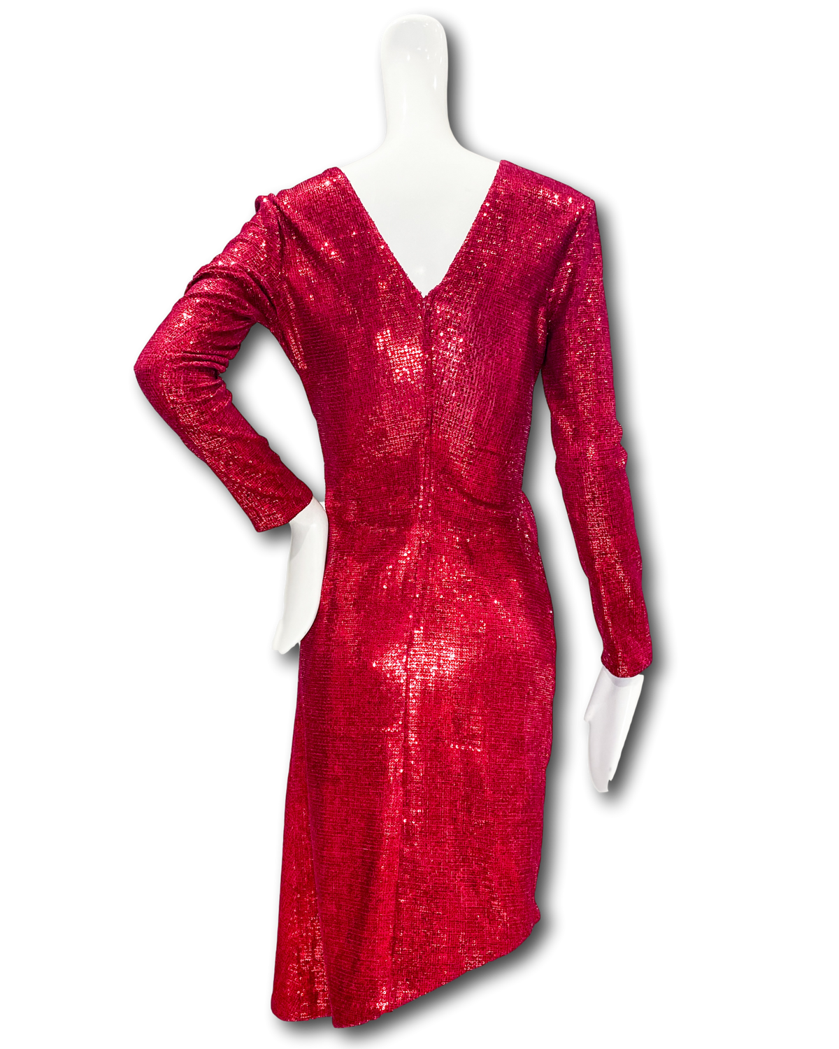 Cienega Dress | Red Sequins