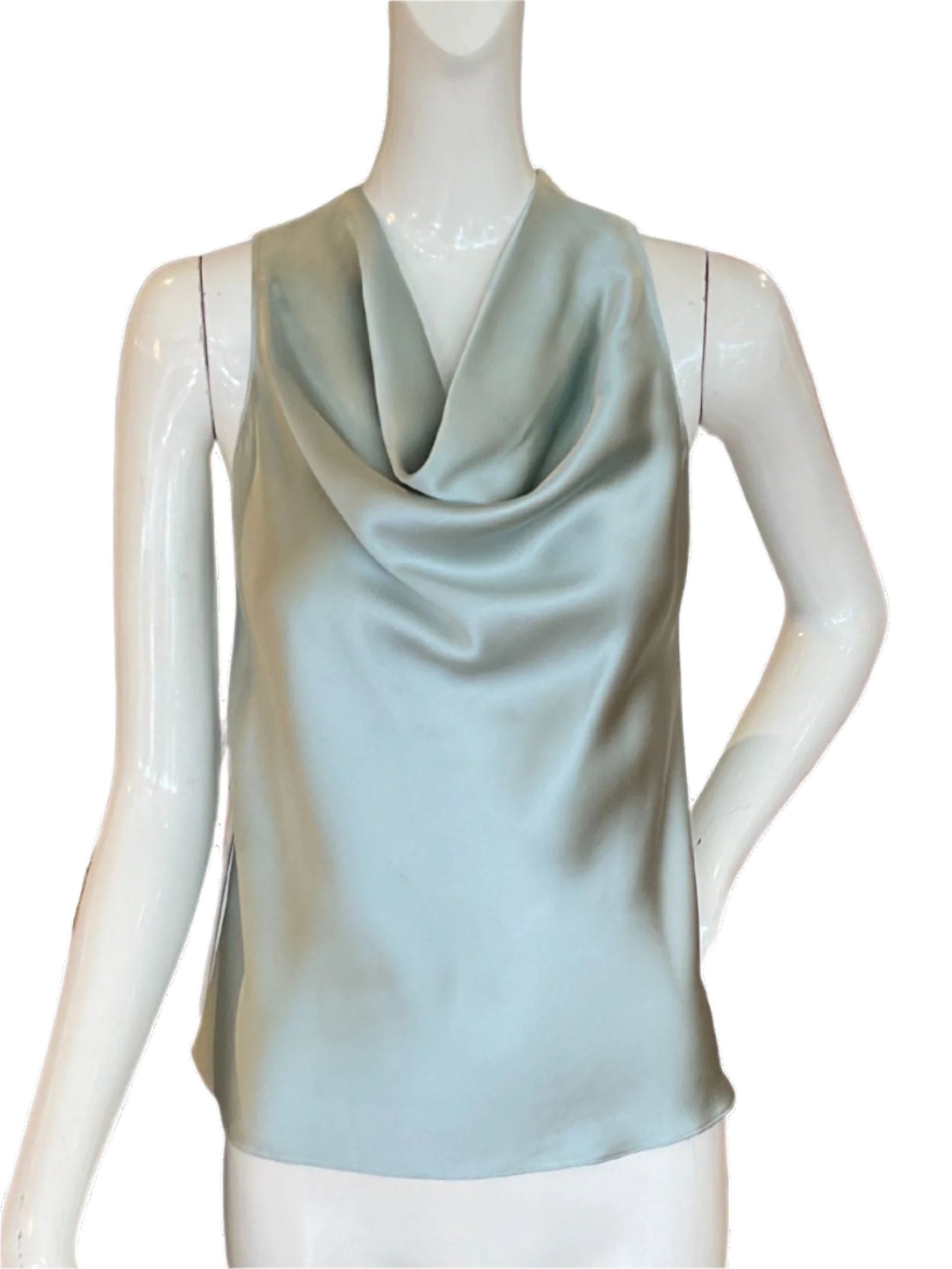Vilas Top | Silk Crepe Back Satin