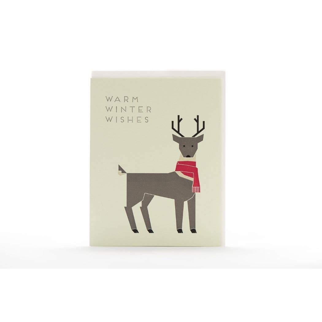 Deer Modern Card | Porchlight Press Letterpress