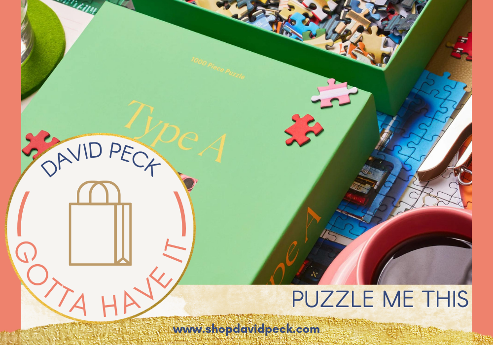 Piecework Puzzles Magic Moment Puzzle is David Peck's pick for the perfect gift for a puzzle lover. 
