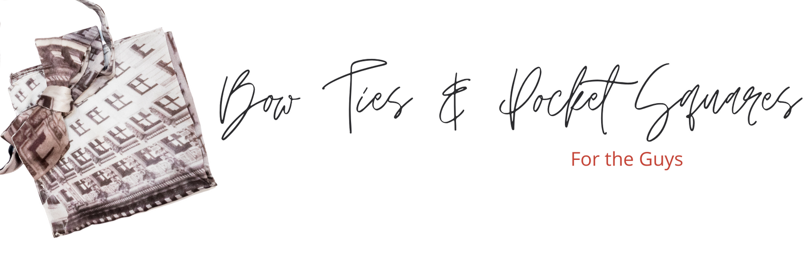 A curated selection of exclusive, limited edition Bow ties and pocket squares by David Peck.