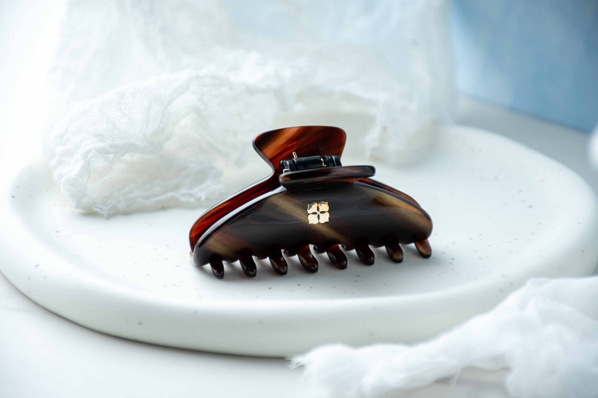 Glamour Grip Mini Claw | Tigers Eye - Bronze Gold Shimmer | Fenna&Fei