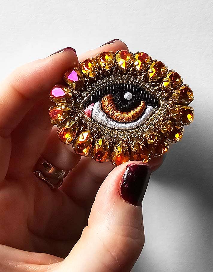 Brooch | Tender Look - Medium | Céleste Mogador
