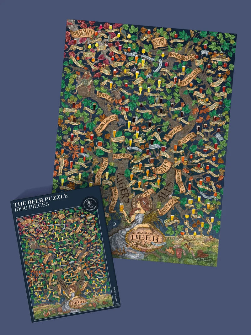 1000 Piece Beer Jigsaw Puzzle | An Introduction to Beer Styles | Water &amp; Wines