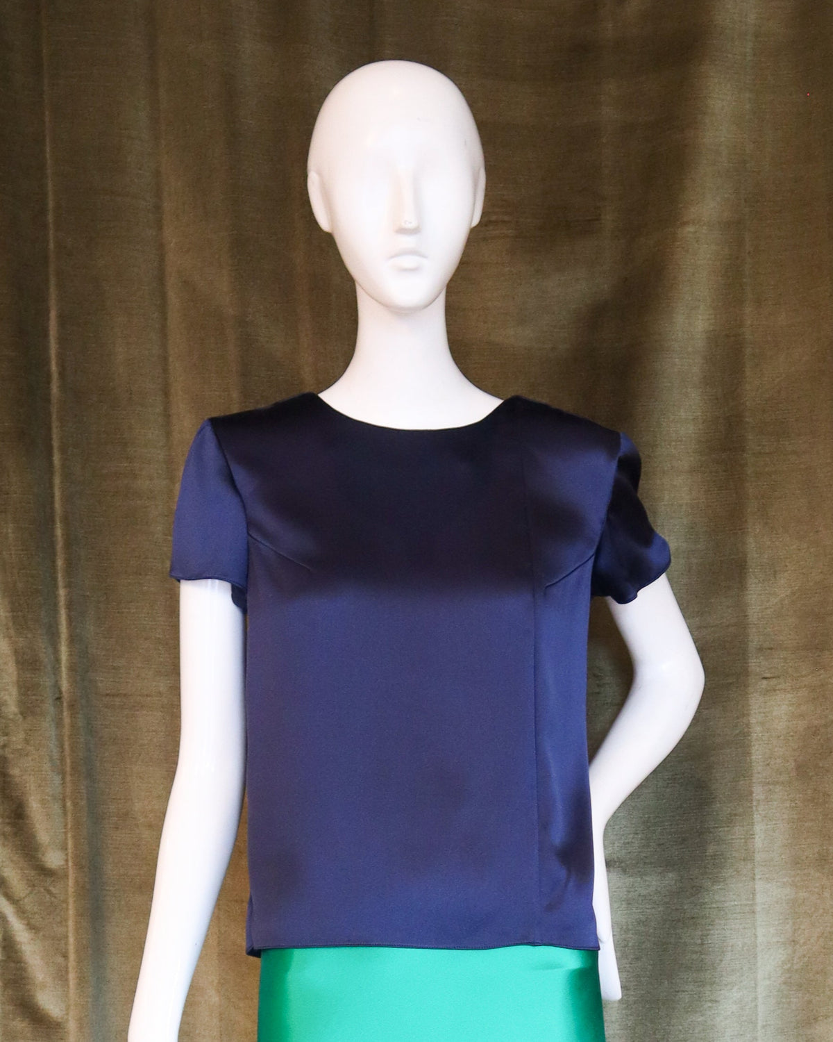 Galveston Top | Crepe Back Satin