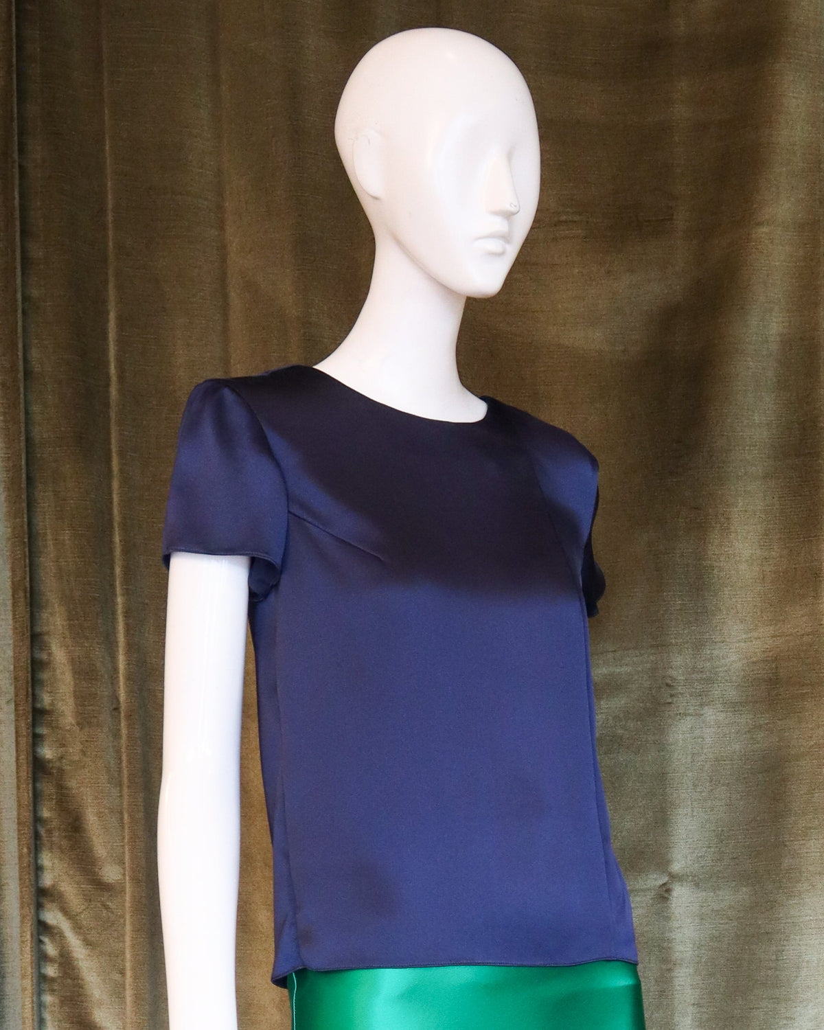 Galveston Top | Crepe Back Satin