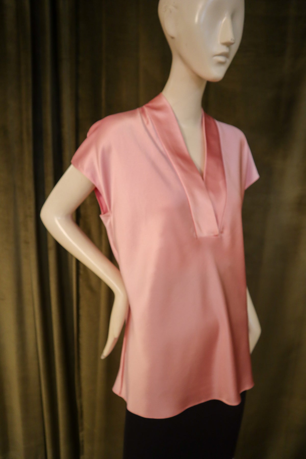 Mitzi Top | Crepe Back Satin