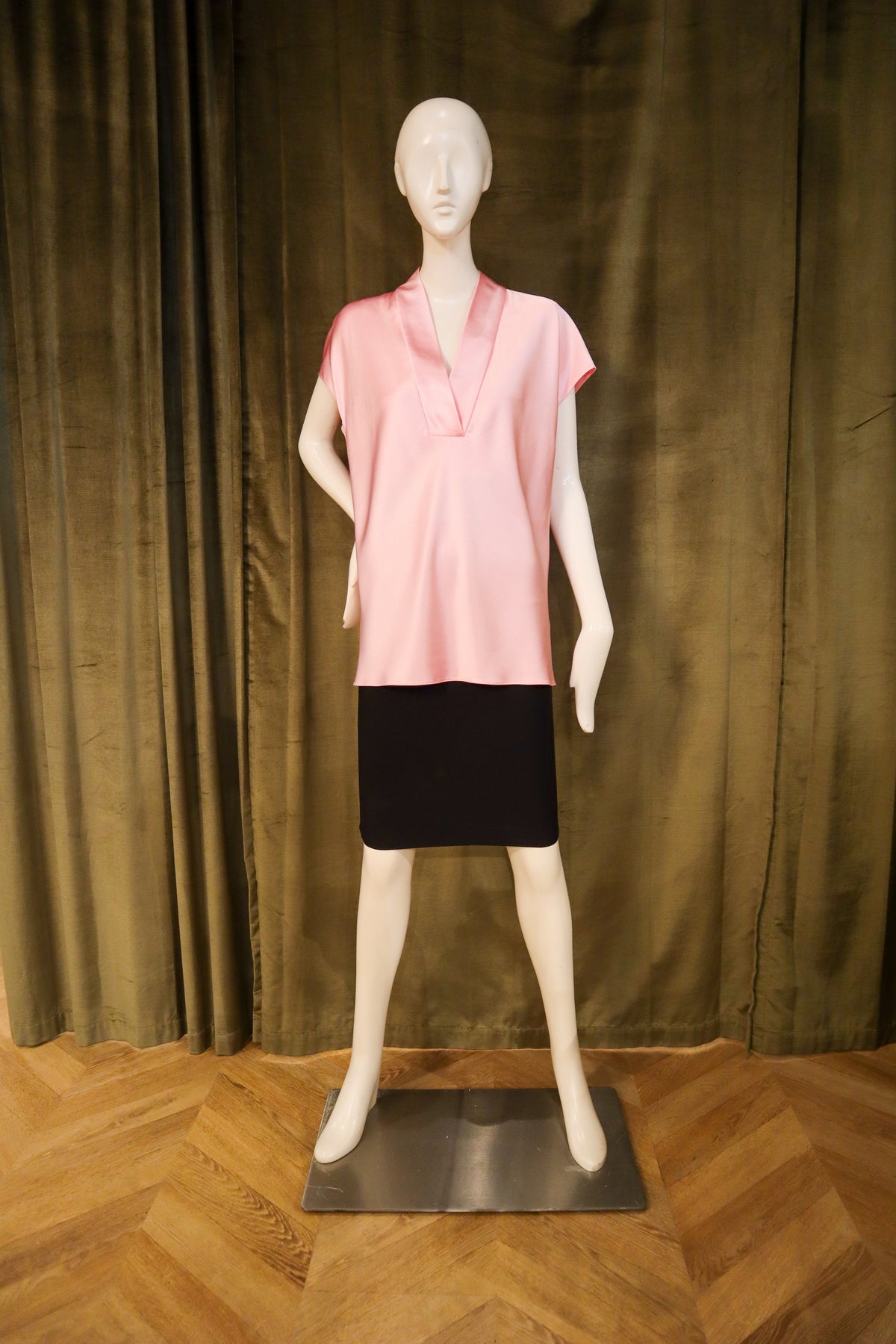 Mitzi Top | Crepe Back Satin
