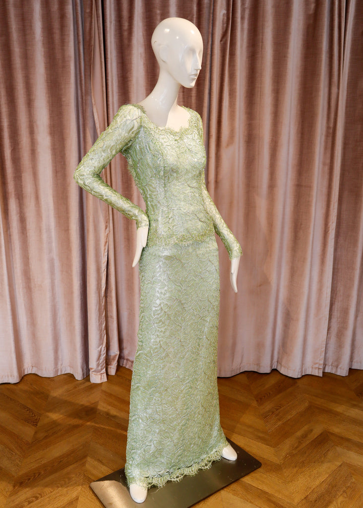 Sis Top | Lamé Lace | Key Lime - David Peck
