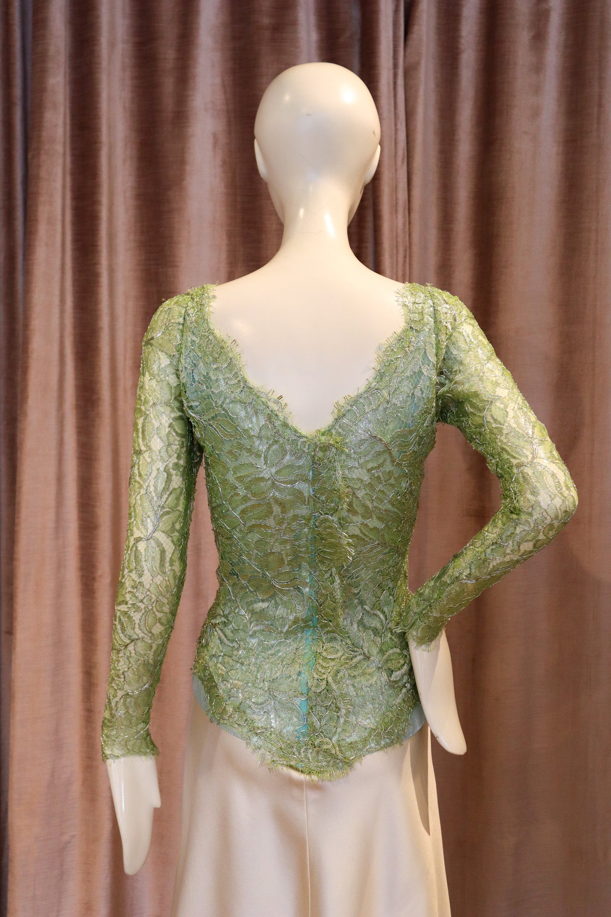Sis Top | Lamé Lace | Key Lime