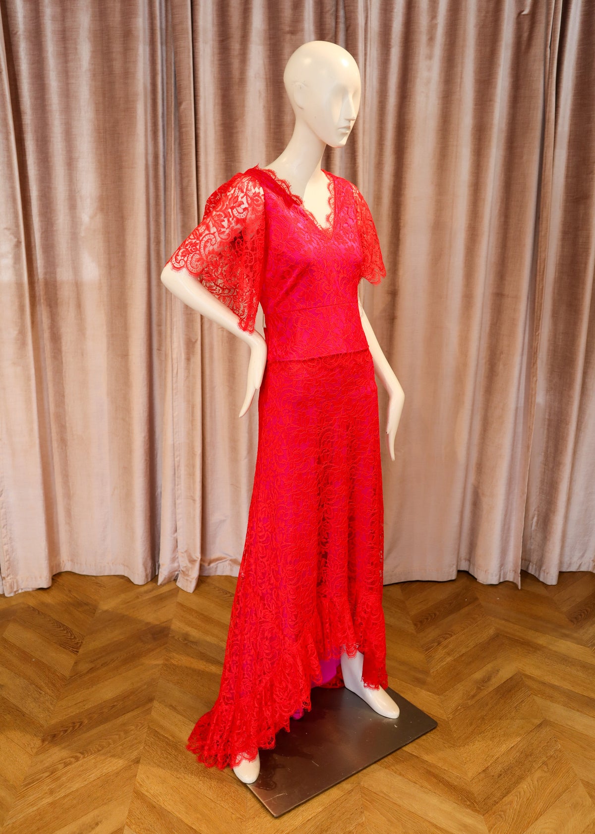 Circo Top | Chantilly Lace | Red Magenta