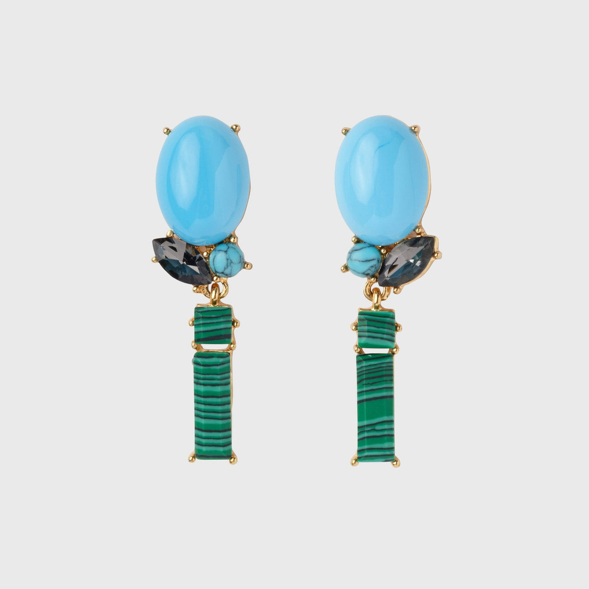 Rosebud earring | Turquoise | Joanna Buchanan