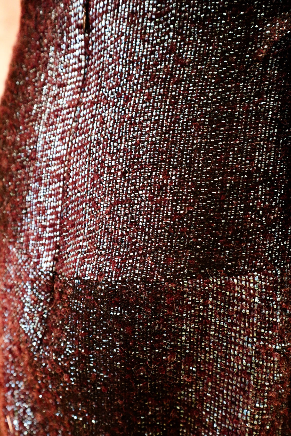 Vereberg Skirt | Teal Metallic Tweed