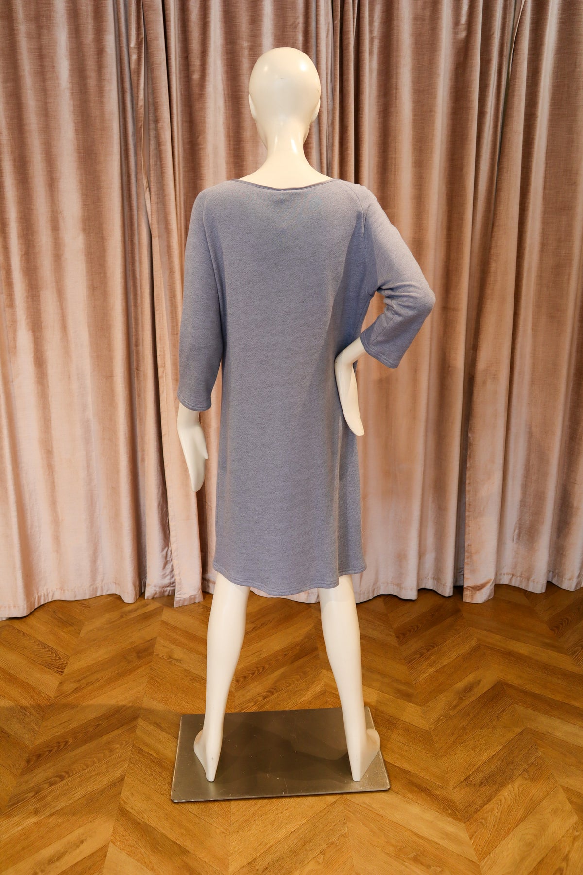 Sutherland Dress | French Terry | French Blue