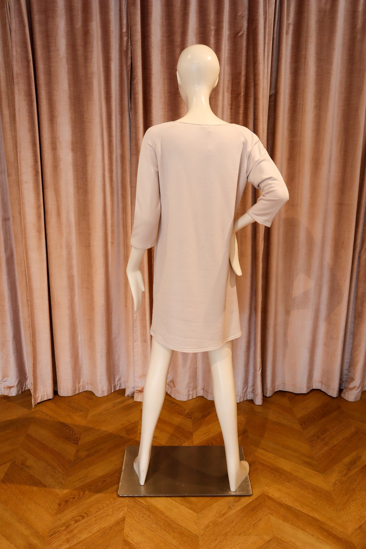 Sutherland Dress | French Terry | Taupe Gray