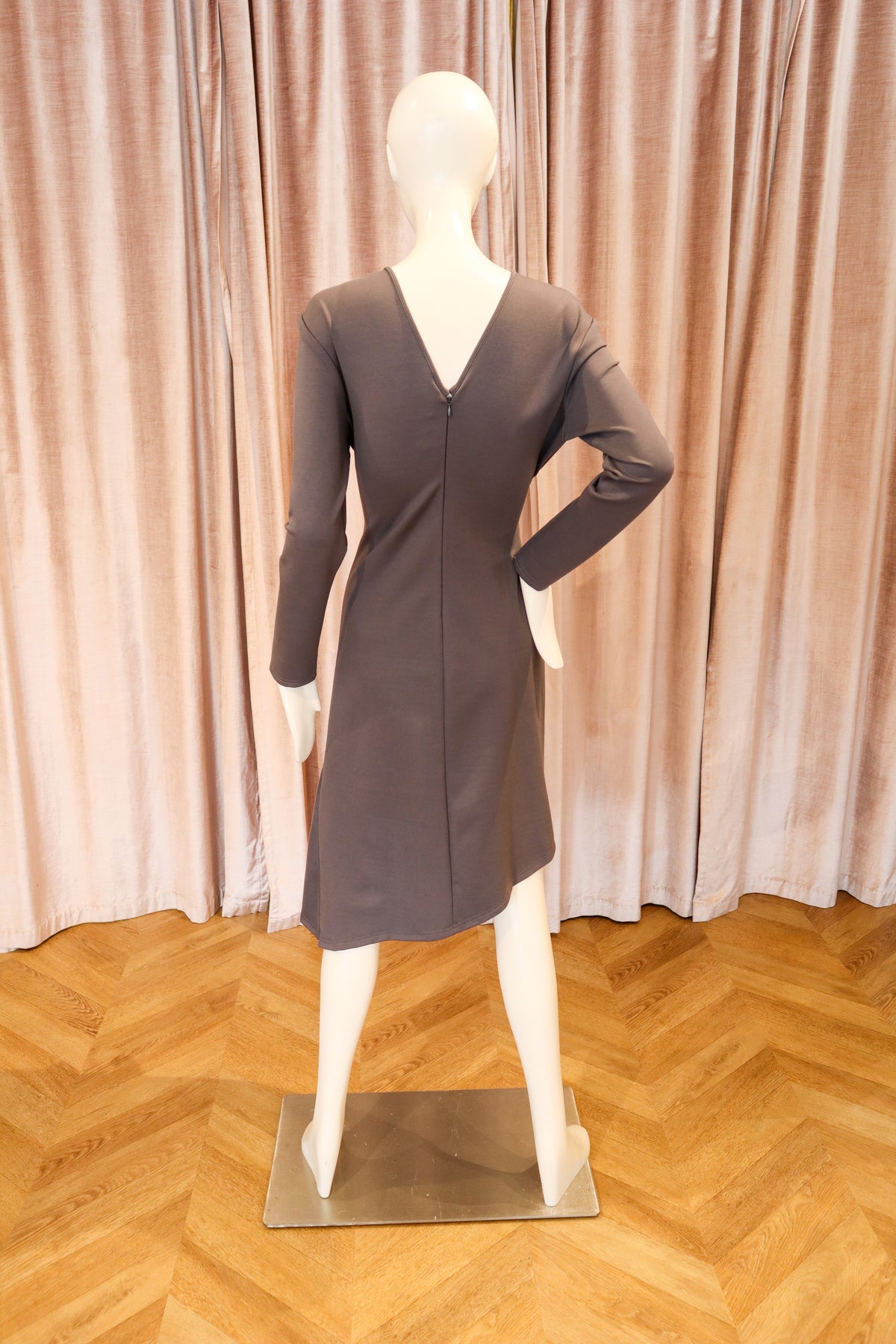 Cienega Dress | Ponte | Charcoal