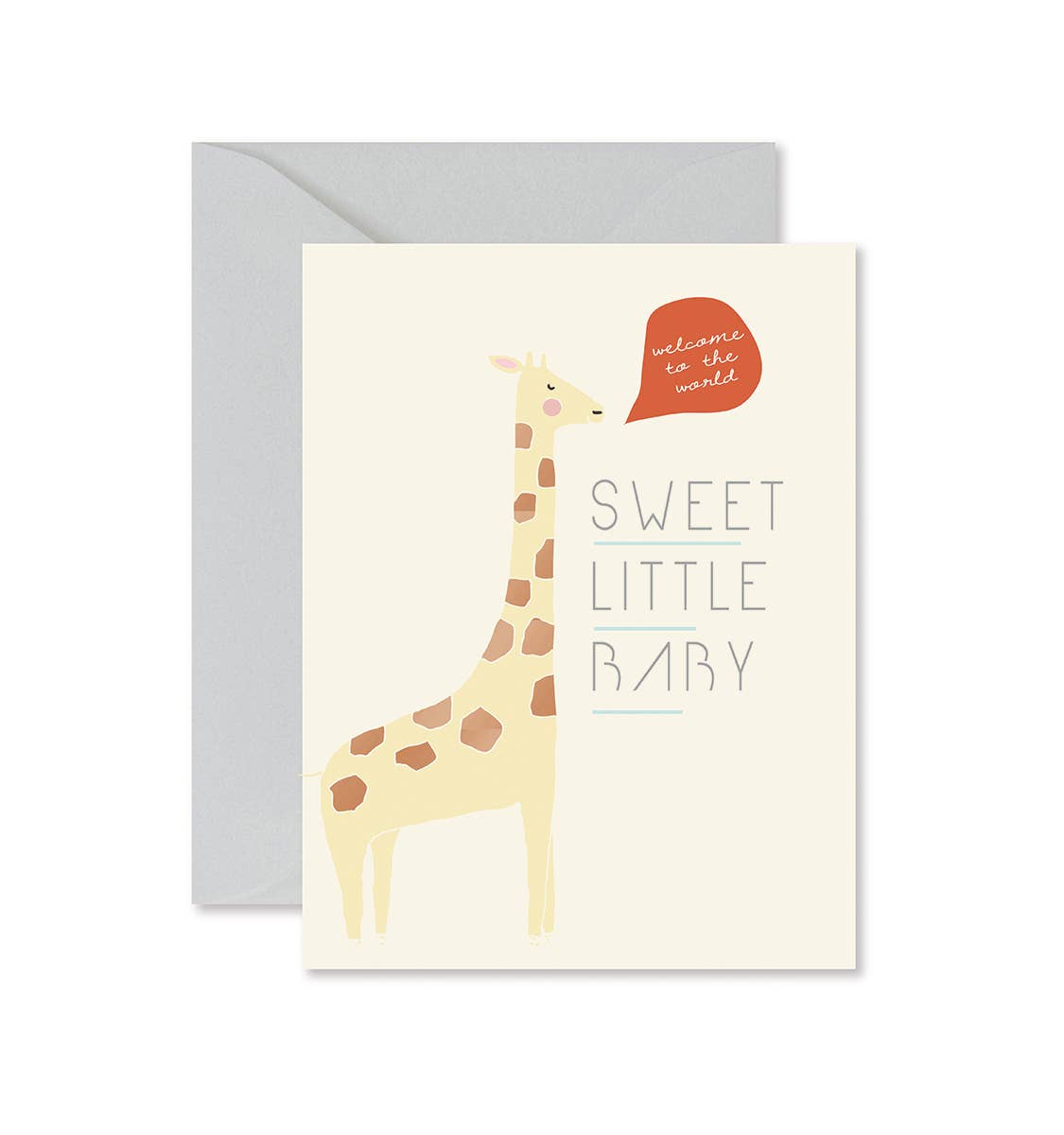 Greeting Card | Giraffe Sweet Little Baby | Ginger P. Designs