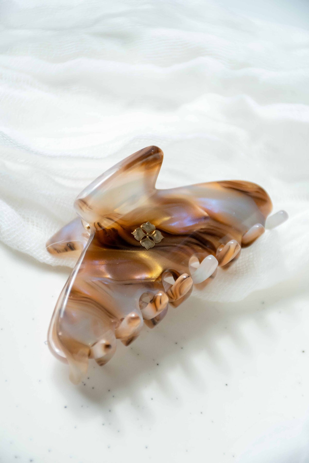 Glamour Grip Mini Claw | Ametrine - Bronze Gold Lavender | Fenna&Fei