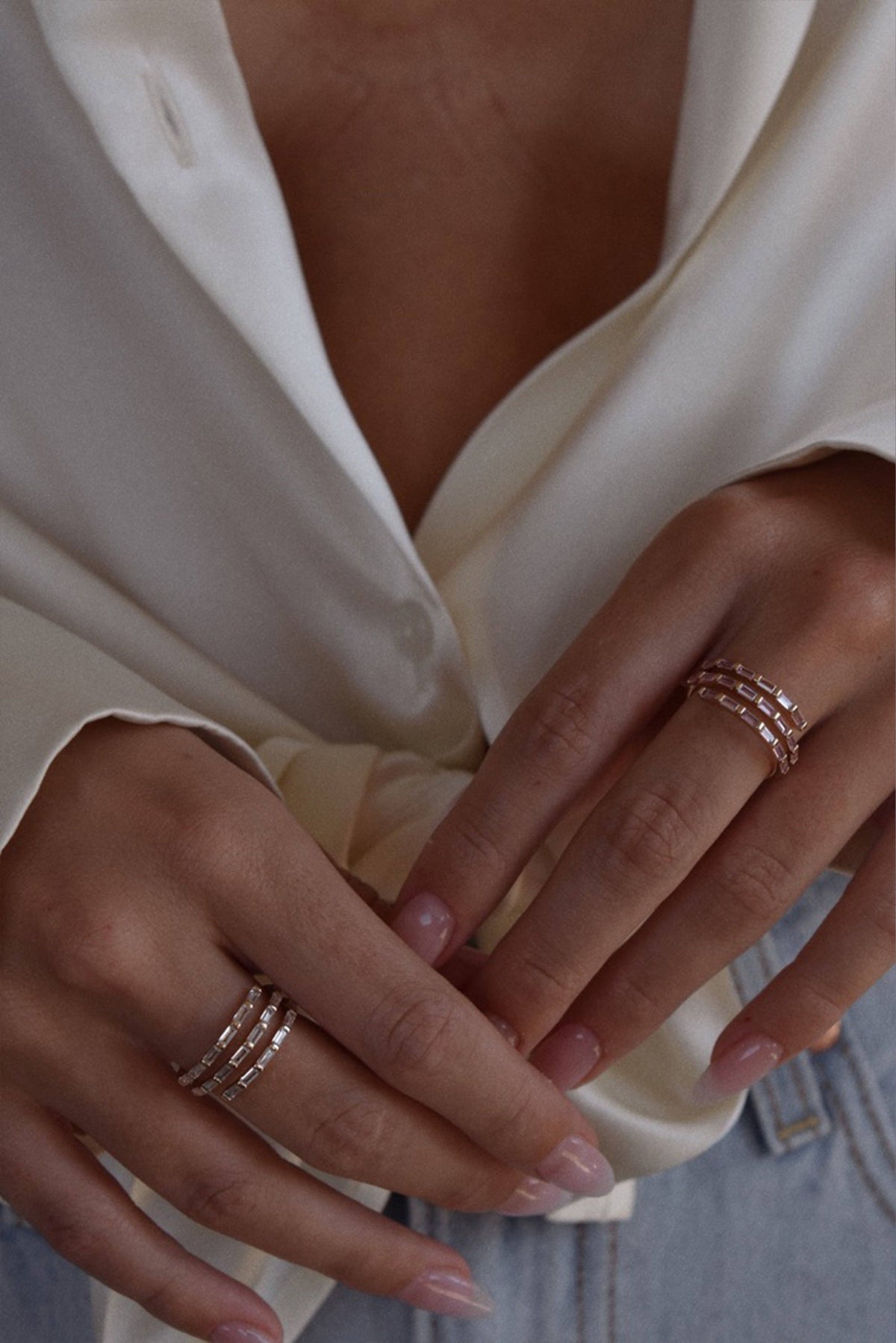 Ring | Gigi Baguette Wrap | Lili Claspe