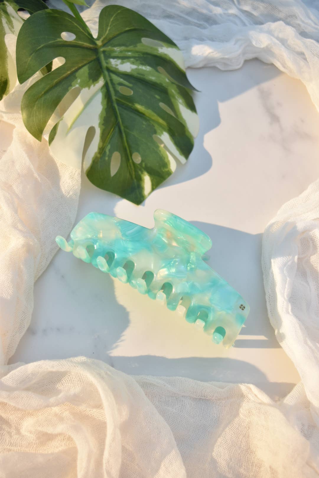 Rectangle Extra Large Hair Claws | Ocean | Fenna&Fei