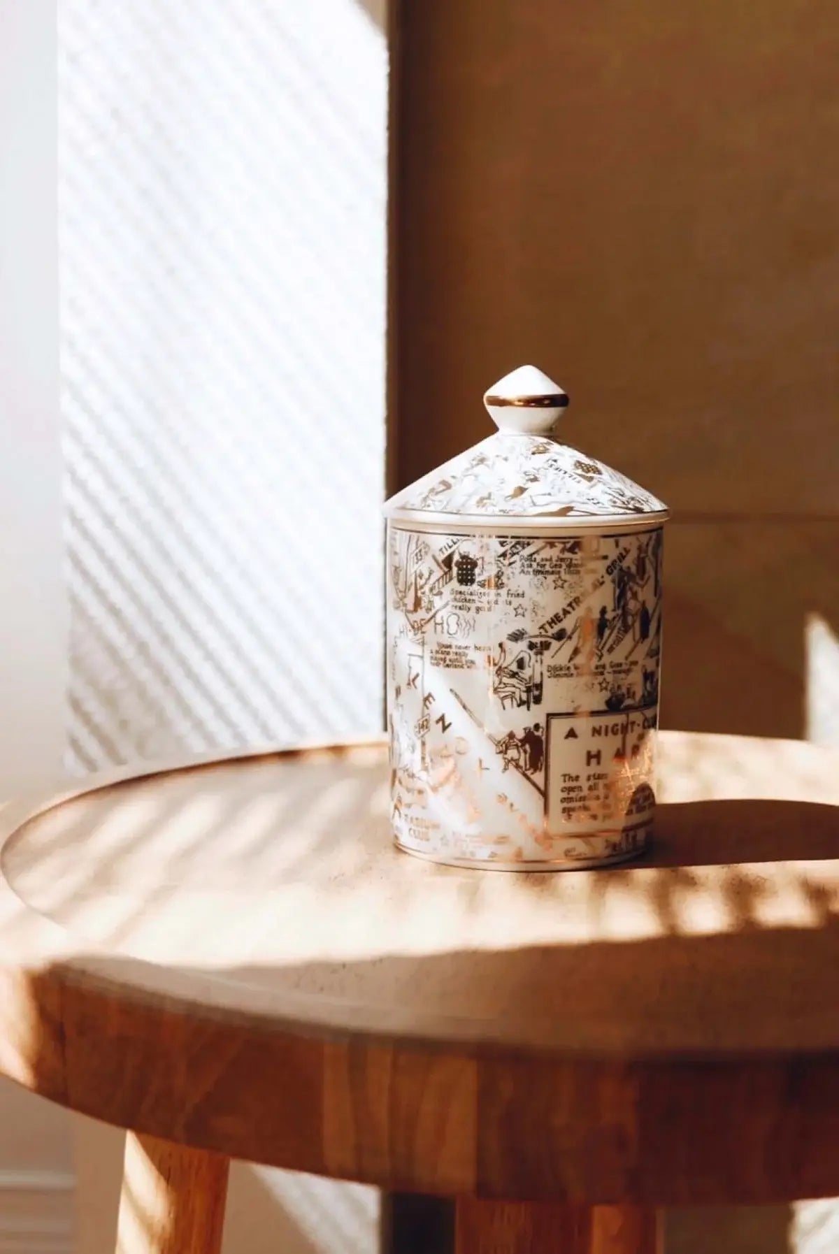 Ceramic Luxury Candle | Speakeasy in Harlem Map | Harlem Candle Co