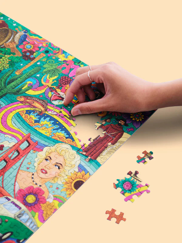 1000 Piece Wine Jigsaw Puzzle | California | Water &amp; Wines