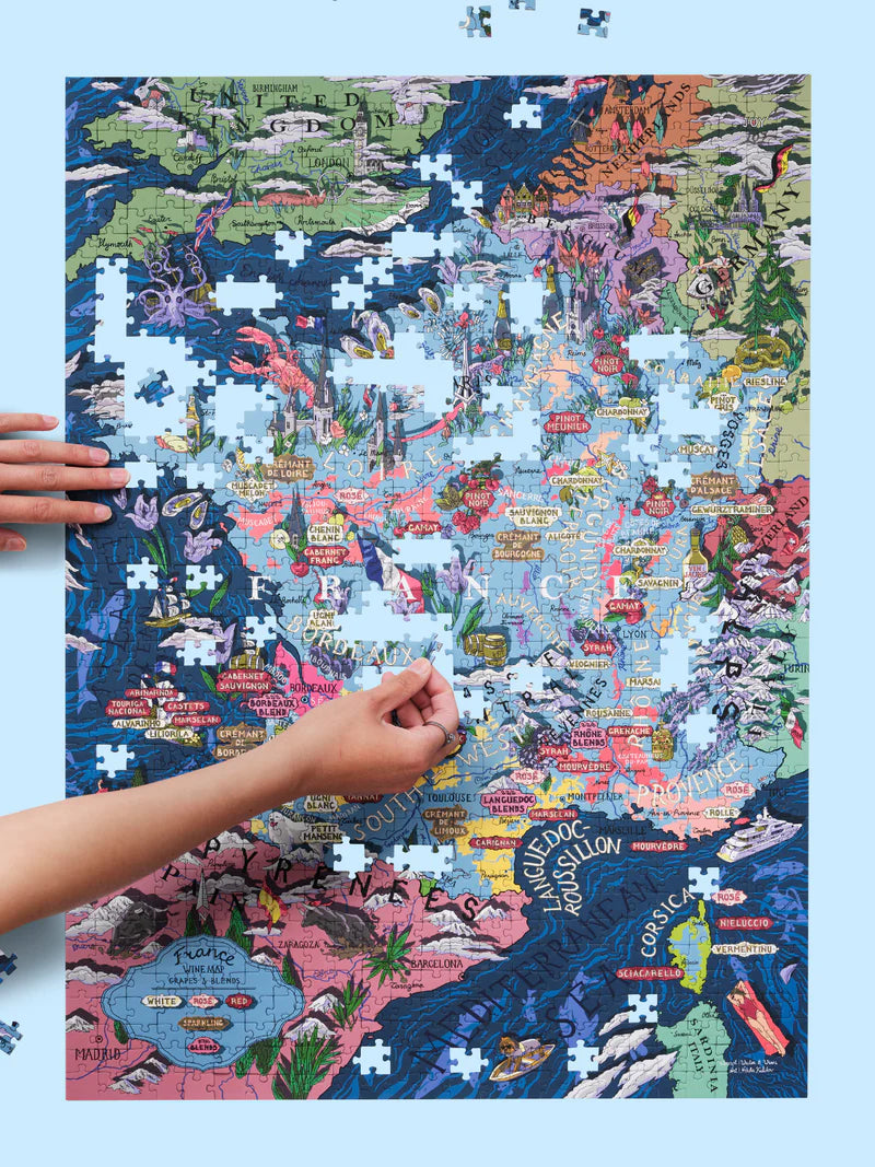 1000 Piece Wine Jigsaw Puzzle | France | Water &amp; Wines