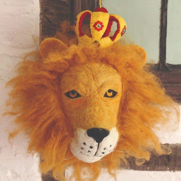 Wall Art | Prince Leopold the Lionhead | Sew Heart Felt