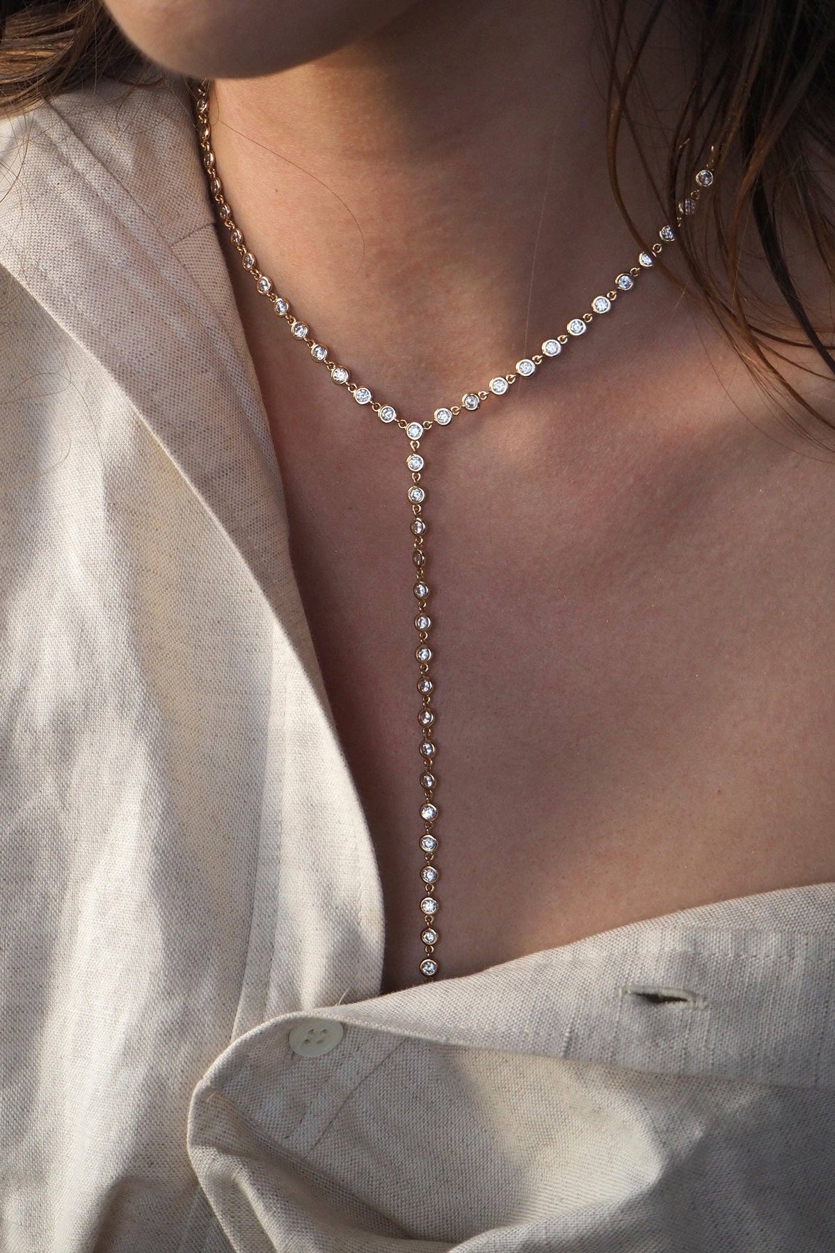 Necklace | Cici Lariat | Lili Claspe