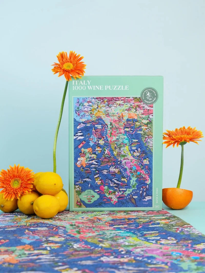 1000 Piece Wine Jigsaw Puzzle | Italy | Water &amp; Wines
