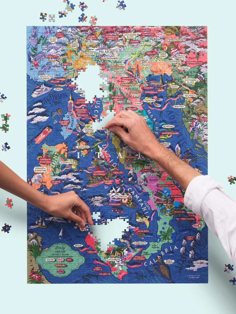 1000 Piece Wine Jigsaw Puzzle | Italy | Water &amp; Wines