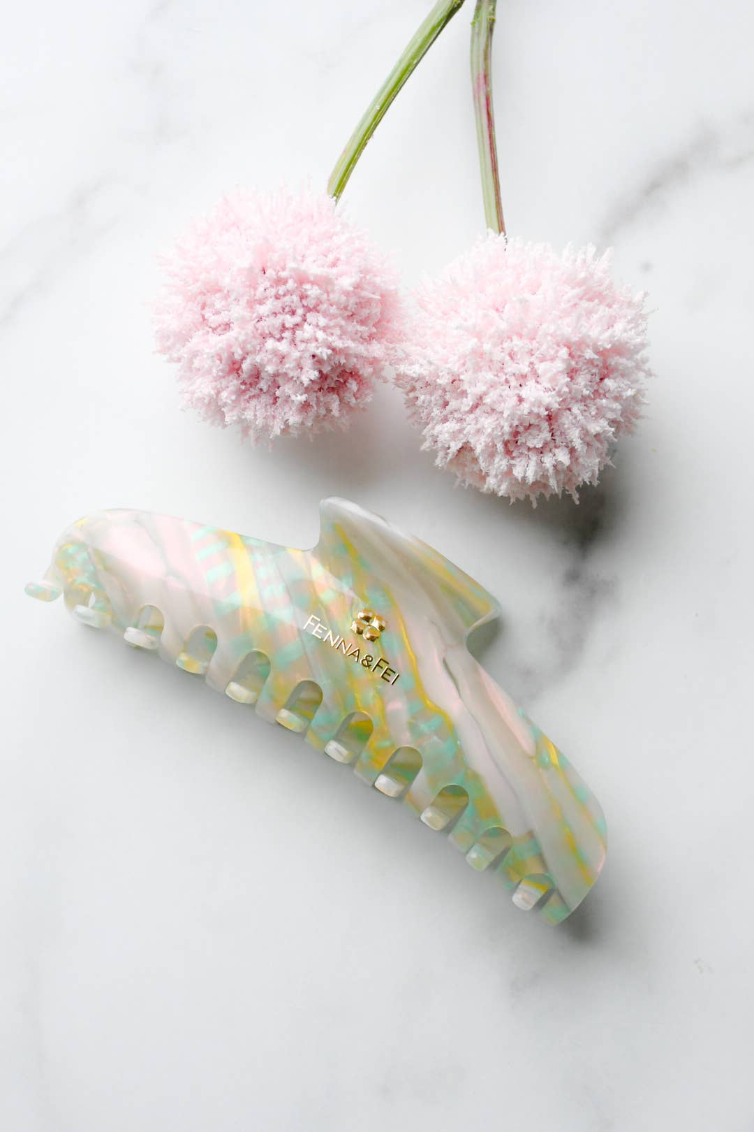 Glamour Grip XL Claw | Desert Opal - White Green Iridescent | Fenna&Fei
