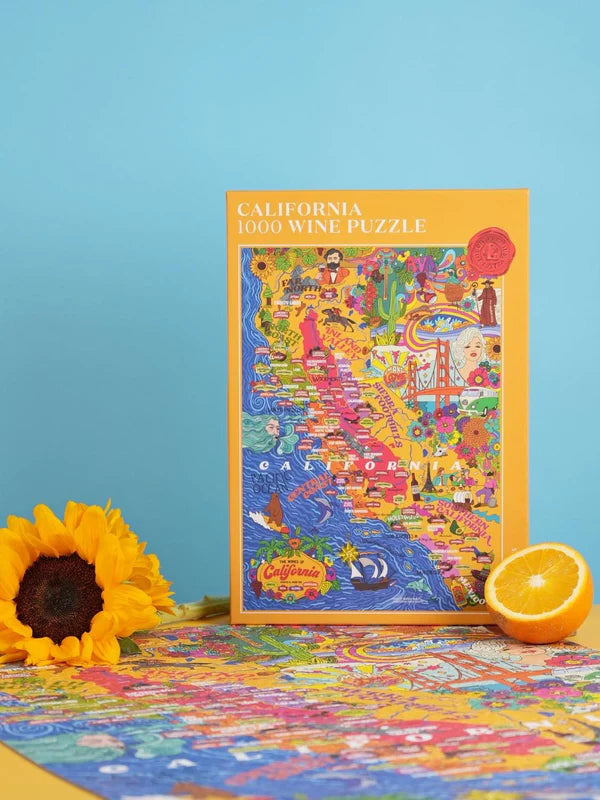 1000 Piece Wine Jigsaw Puzzle | California | Water &amp; Wines
