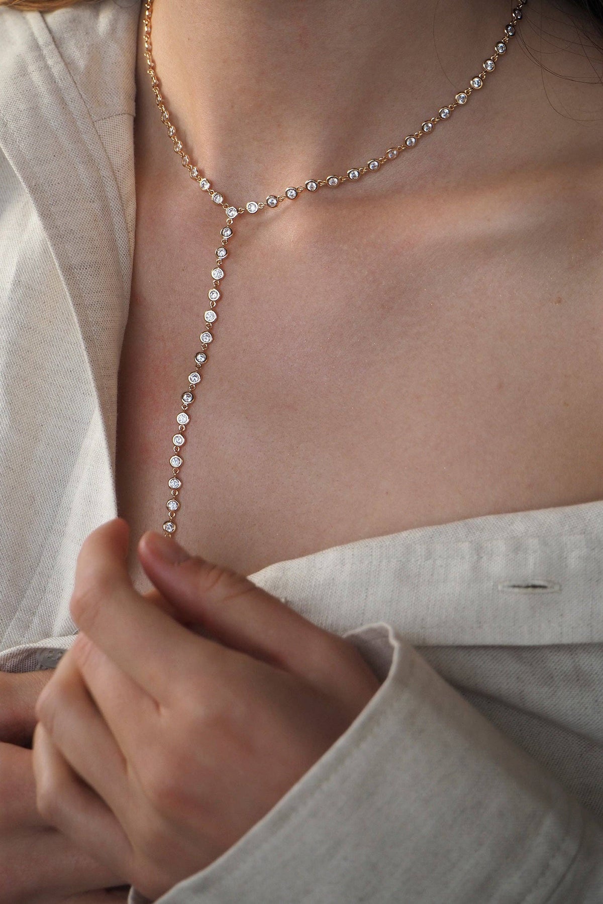 Necklace | Cici Lariat | Lili Claspe