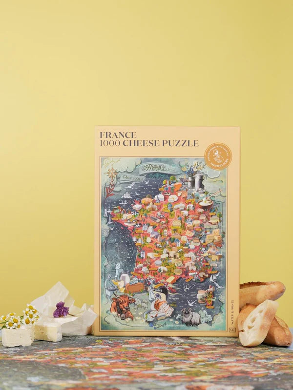 1000 Piece Cheese Puzzle | France | Water &amp; Wines