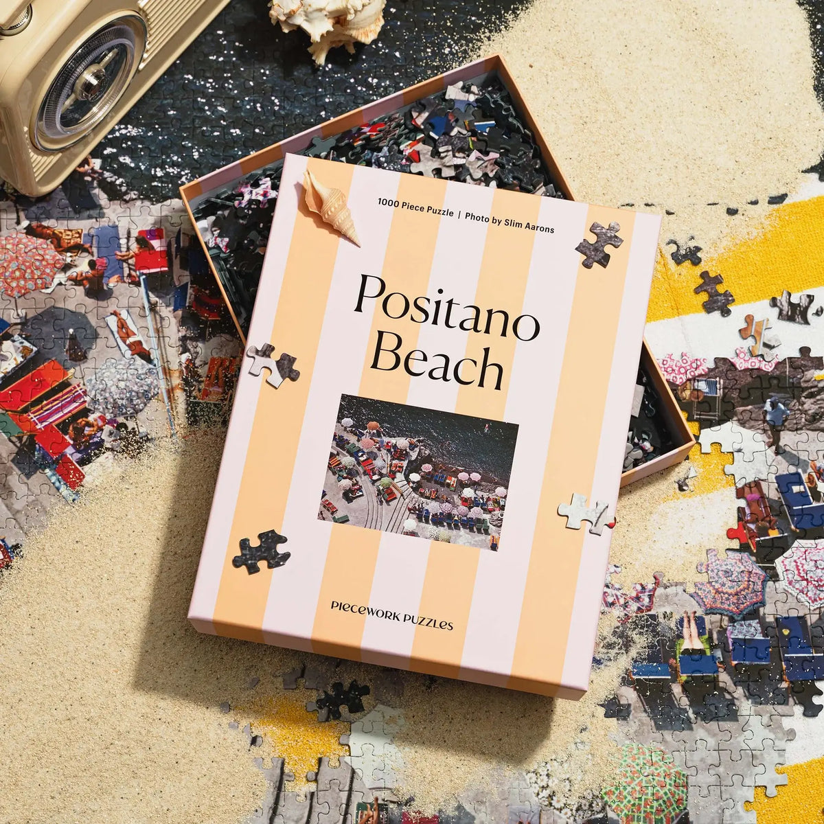 1000 pieces puzzle | Positano Beach | Piecework Puzzles