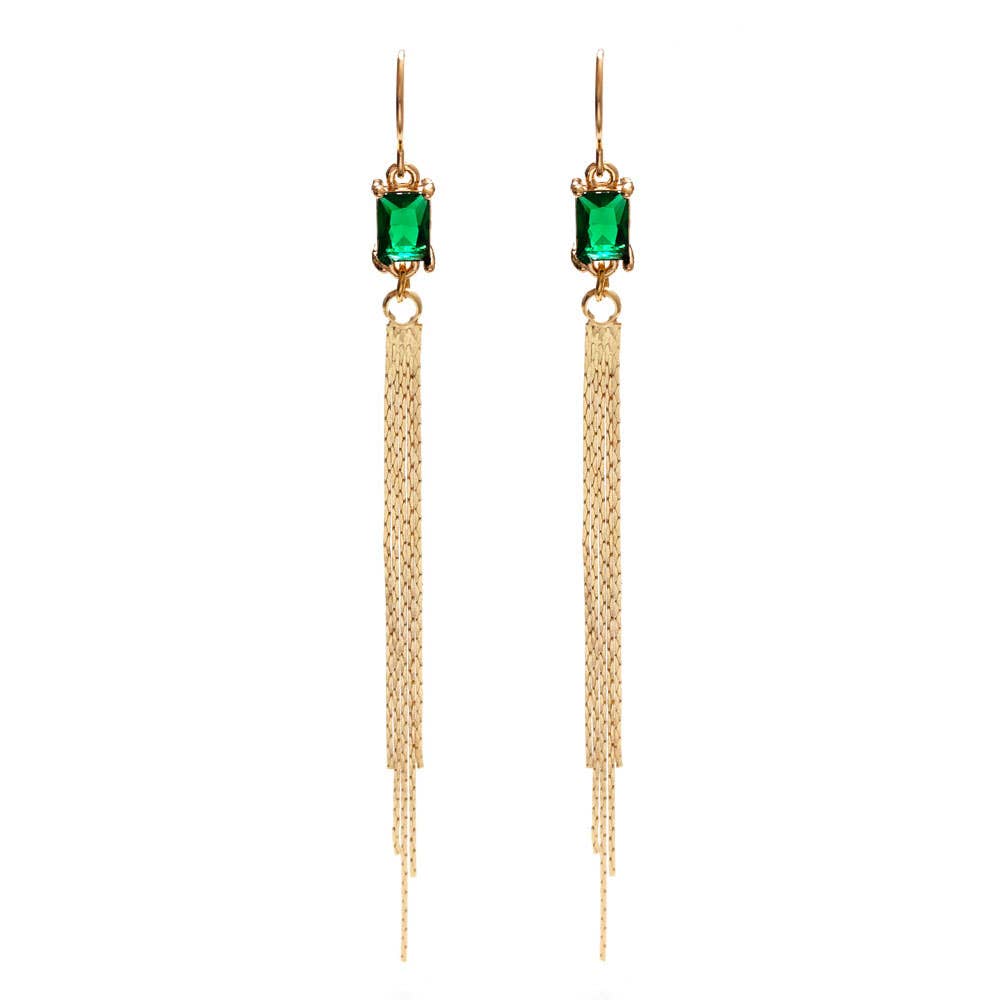 Earrings | Emerald Duster  | Amano Studio