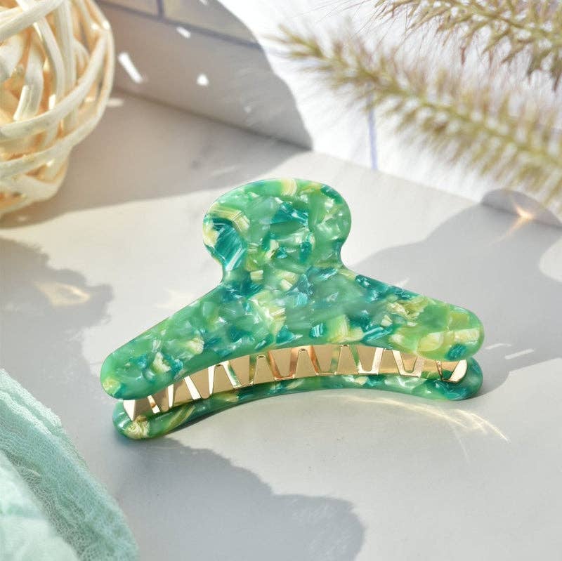 French Hair Claw | Hemlock- Green | Fenna&Fei