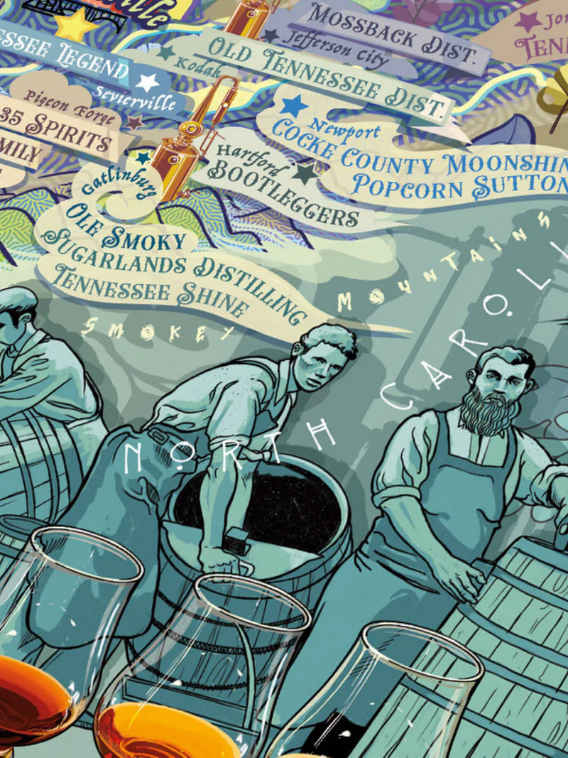 1000 Piece Whiskey Jigsaw Puzzle | Kentucky &amp; Tennessee | Water &amp; Wines