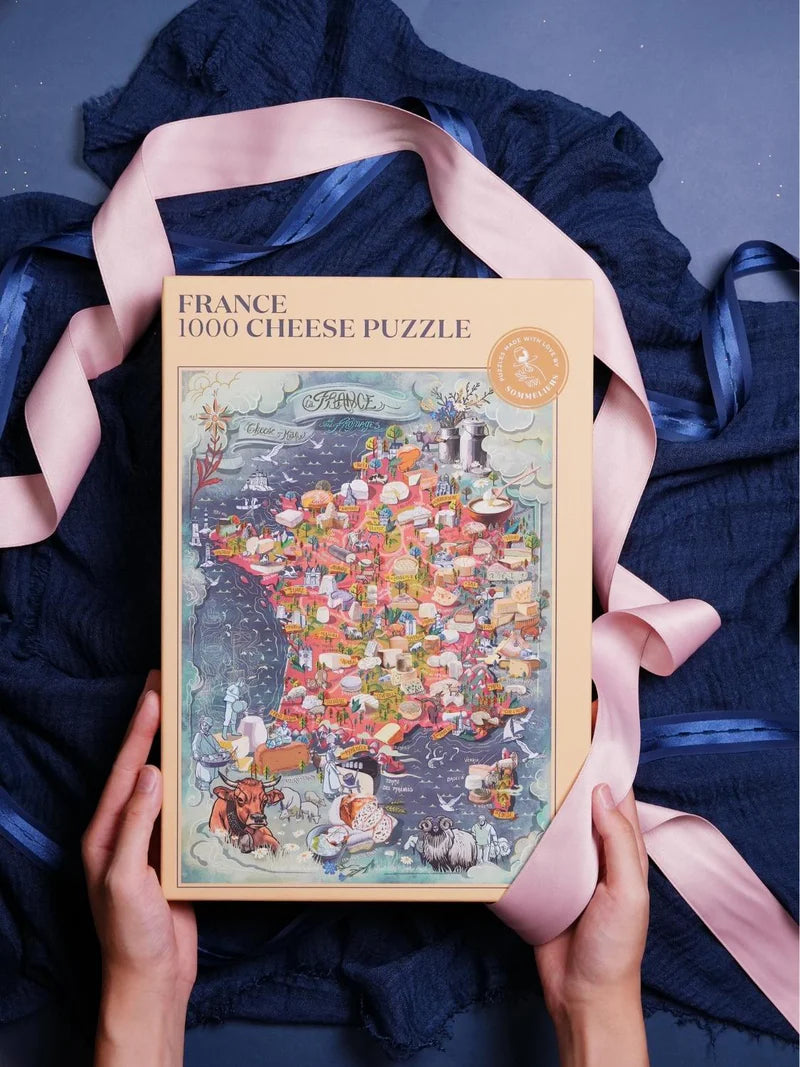 1000 Piece Cheese Puzzle | France | Water &amp; Wines