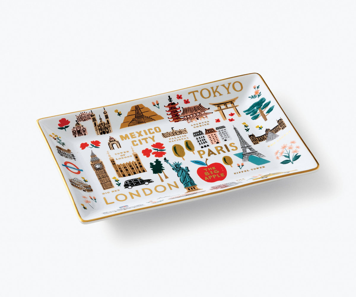 Catchall Tray - Small | Bon Voyage | Rifle Paper Co.