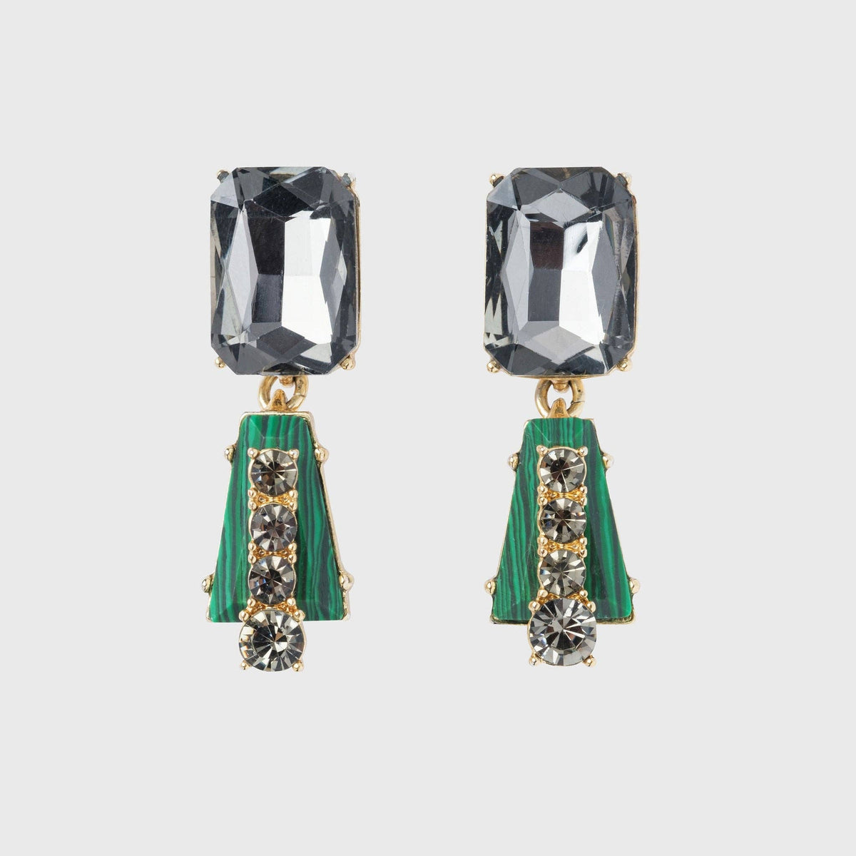 Deco Earring | Emerald | Joanna Buchanan