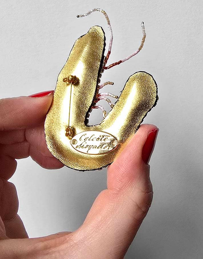 Brooch | Le Guilvinec Shrimp | Céleste Mogador