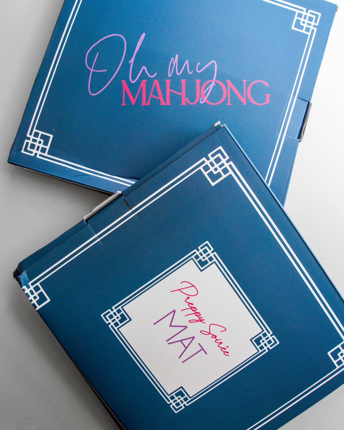 Mahjong Mat | Lilac Preppy Soiree | Oh My Mahjong